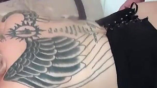 Claire and Gina's strap-on fun