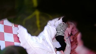 Horny fat arab housewife fingered on amateur hidden cam