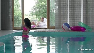 Sexually aroused lesbies breathtaking xxx scene