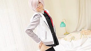 Japanese Cosplayer In Pantyhose - Amateur Sex