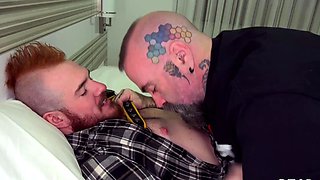 BEARFILMS Tattooed Jay Behr Craves Mac Curtis Wild Cock