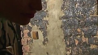 Hot German dominas humiliating men sex slaves