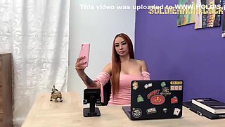 Horny Secretary Fucks Her Colleague Before The Boss Arrives And Catches Them With Andrea Castro