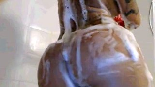 Big Booty Latina With Huge Tits In The Shower