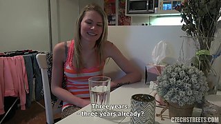 Czech Streets 104: Martina the Snapchat girl