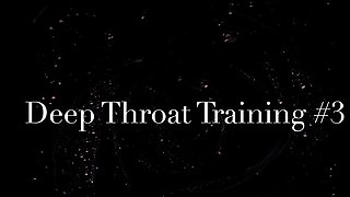 Incredible girlfriend deepthroat training