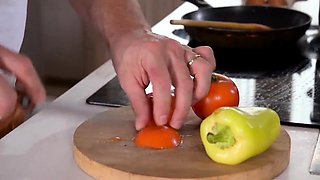 Morning cock ride with busty doll Kira Queen