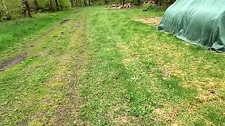 Public Outdoor Titslapping - Bouncy Tits Slapping Domination & Humiliation