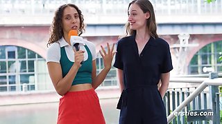 How To Strap On With Two Sexy Lesbians