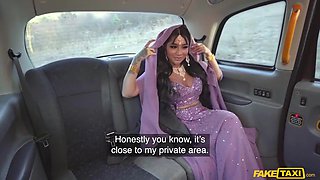 Yasmina Khans Wild Nurse Exam In Taxi