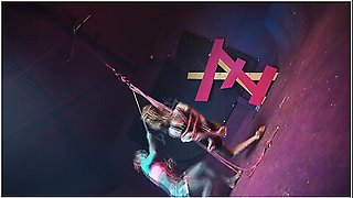 Tattooed Skinny Girl Get Suspended On Rope - Bondage Shiabri Bdsm