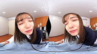 Hairy asian beauty vr fetish video