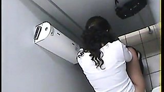 Arab girl toilet spy