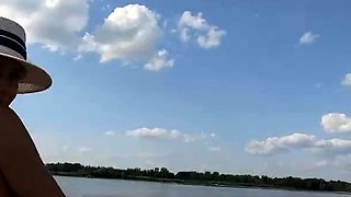 Big-Ass Blonde's Naked Walk on a Paddleboard