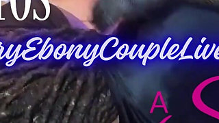 Teaser Suck Story Live 1 Astrid & Artos Hairy Ebony Couple Live Porn