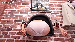 Japanese Wall Ass Where Unsuspecting Ladies End Up With Their Big Asses Stuck For Japanese Fuck And Creampie Into