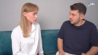 Get lost in Mari Moore's schoolgirl charm with sultry lessons