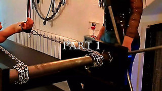 Mistress Luciana Teases Slave with Extreme CBT & Loud Screams - German Big Tits Domination Part 1