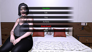 Liza Celebrates X Mas Event Fun with Him