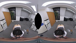 Charming Japanese coquette incredible VR scene