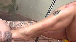 Hose Bath - Rotten Venus and D'louise Having Fun on a Hot Day!