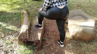 2 Hot girls showing off on the street in a public garden !! What do you think?