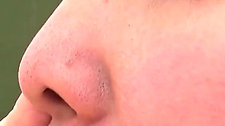 Meari Tsujii Plays with Her Piggy Nose… and Ends up Dripping