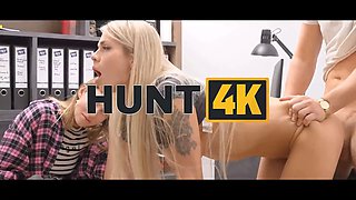 Hunt4k. two hot russian lesbos came on a job interview and accomplished sexual adventure with a stranger