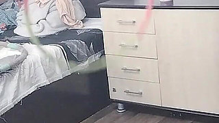 Sexy Wife Workout at Home Naked.