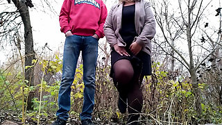 Stepmom's Sexy Holes in Nature