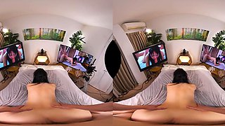 Delightful Japanese teen VR breathtaking adult video
