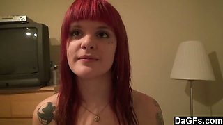 Private Tape of Emo Girlfriend Blowing