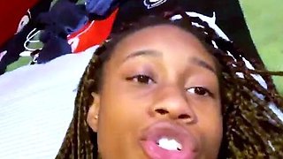 Hot Black Maid Does Some Webcam Black and Ebony