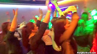 Insatiable girls went to a random party to have sex with handsome guys they meet there