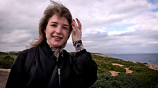 Polish Wife Tourist Outdoor Fucked and Pissed on!!!