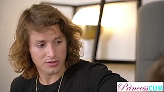 Kyler Quinn seduces stepbro Jay Romero with pussy whips and begs for his creampie