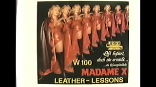 Gorgeous Leather Dom Does as She Pleases to Her Servants!