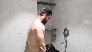 Stepsister Fuck Hard Inside Hotel Bathroom