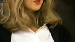 British girl Amanda Long tits felt and pussy licked by a guy