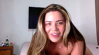 Amateur blonde teen dances before hardcore sex