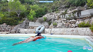 I fuck the guy from the pool in Marseille - Voyeur POV Fuck Hard French