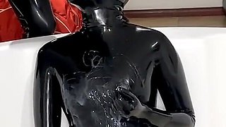 Playing in Cum with Gloomy Babe, Full - Alex Latex