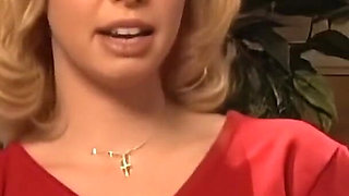 An Uninhibited Blonde Wants to Be Fucked Hard on the Floor Like a Little Slut