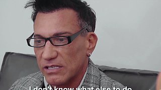 Milf and teen suck, fuck and share cock in kinky threesome