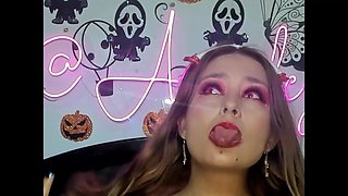 Camera Inside. I Am a Sexy Evil Nurse Swallowing Big Brains