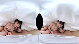 Petite Japanese Student's VR Passion in Uniform Heat