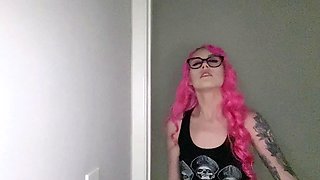 Pink pussy and ass kinky solo toy fun