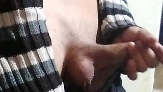 I struck my big cock