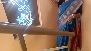 Cheating Housewife Romance In Stairs