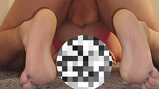 Slut getting fucked by a huge dildo and her mistress.